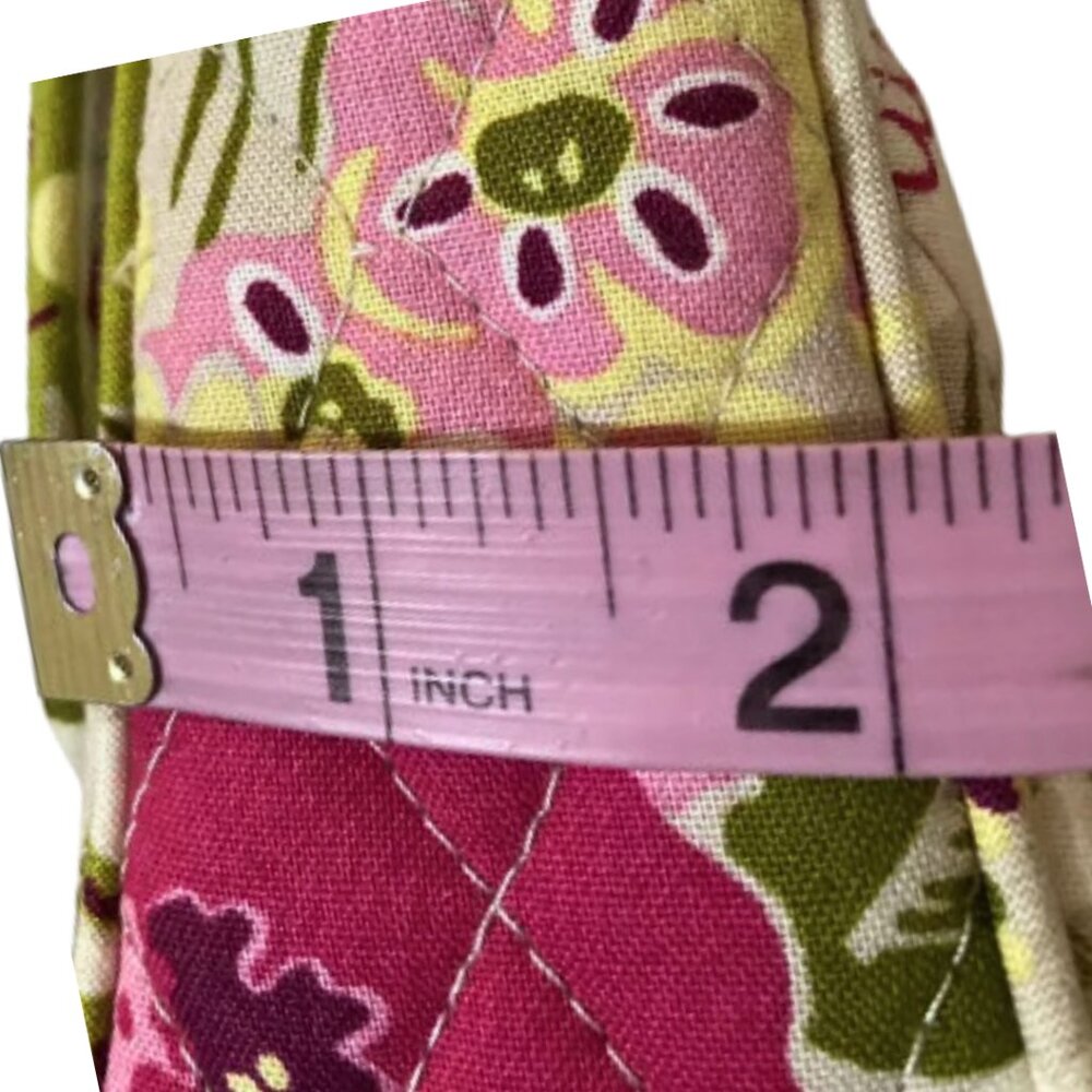 Vera Bradley Knot Just A Clutch Shoulder Bag Make Me Blush Retired Quilted Soft - Picture 13 of 13